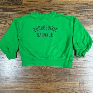 Green Clare V x Monoprix 8-10 A Sweatshirt BOURGEOISIE SAUVAGE